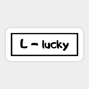 Lucky Sticker